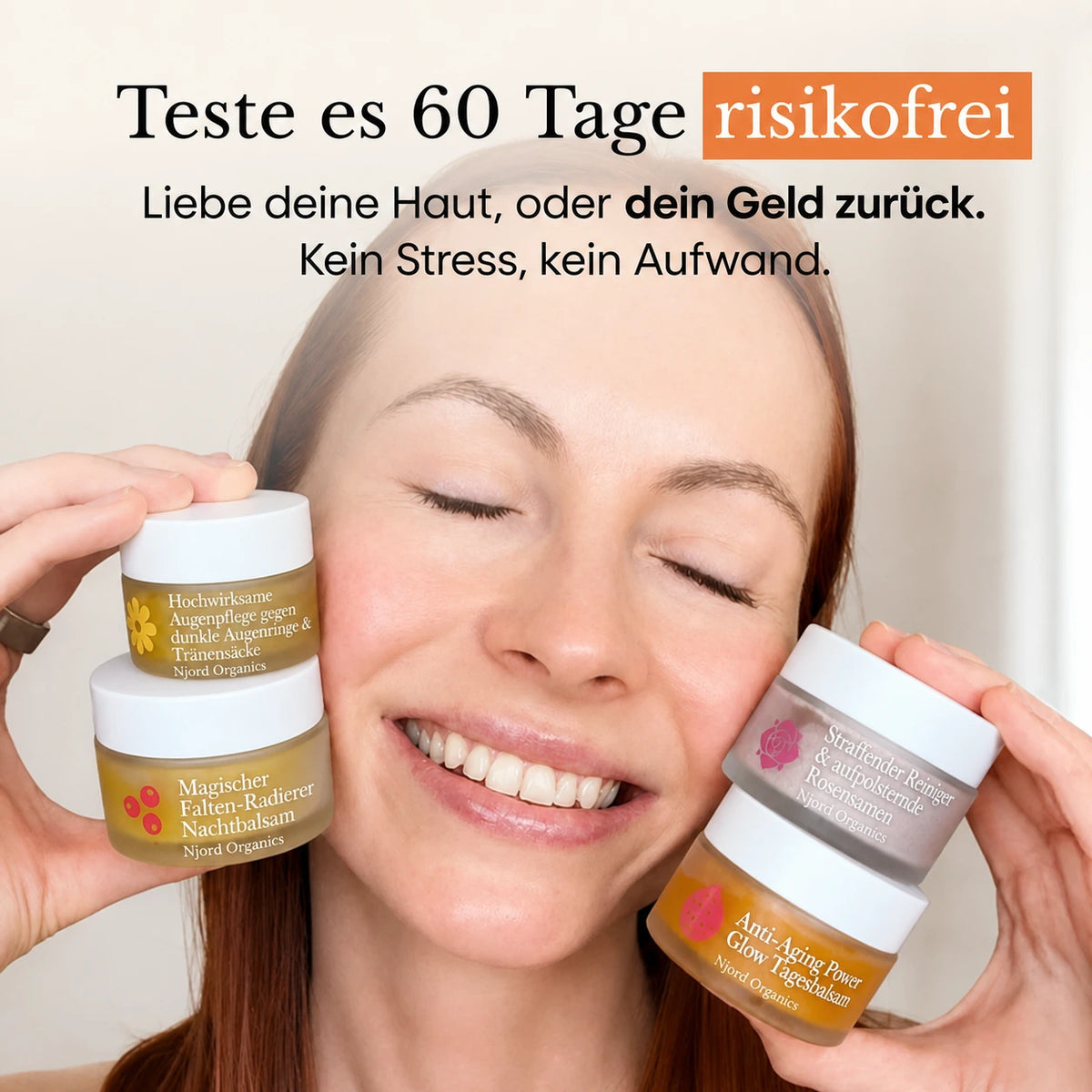 Das komplette System für reife Frauenhaut