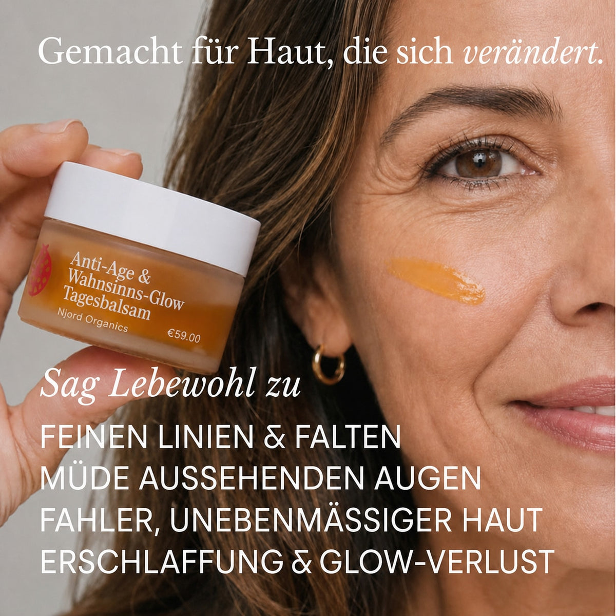 Das komplette System für reife Frauenhaut