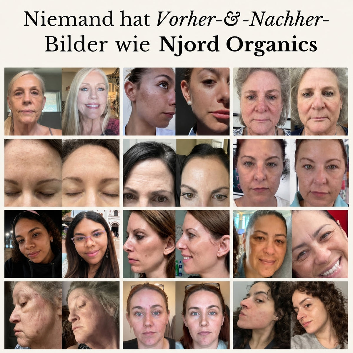 Das komplette System für reife Frauenhaut